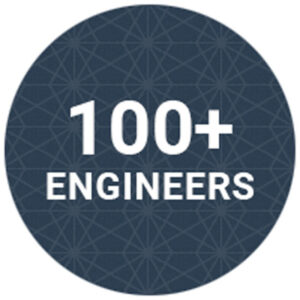 100 plus Engineers.