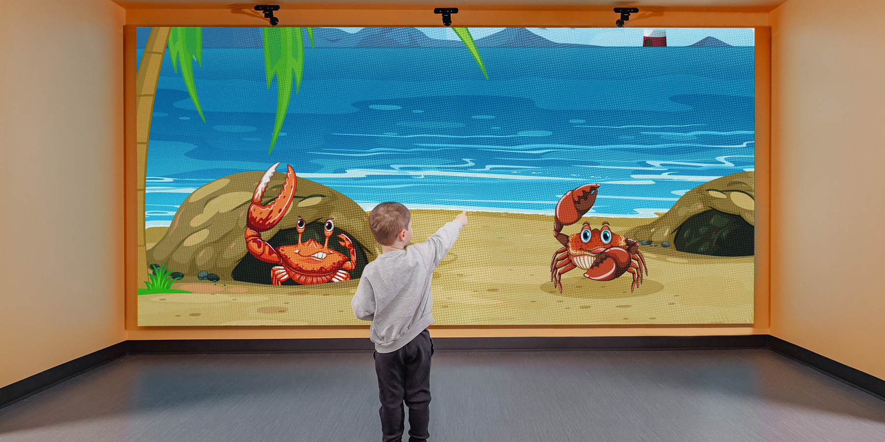UTSW Pediatric Doctor Interactive Display Entertainment